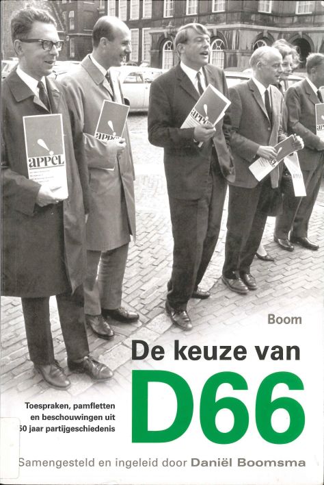 Cover van het boek "De keuze van D66" van Daniël Boomsma
