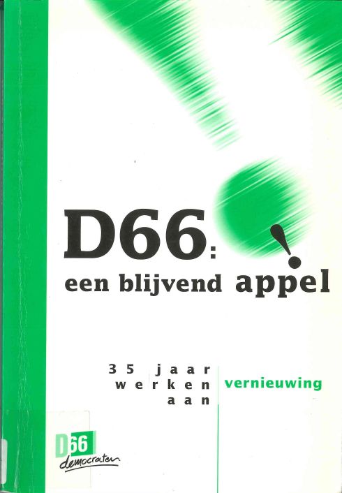 Cover van het boek "D66: een blijvend appèl" (2001)