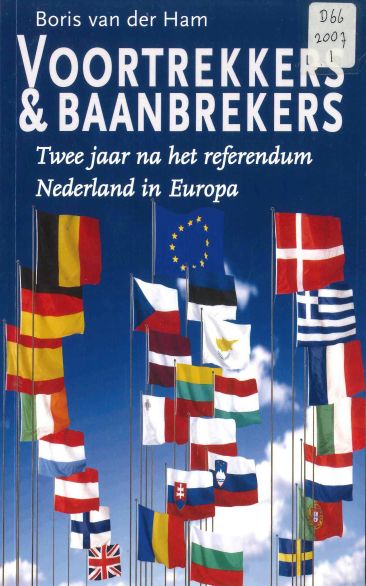 Cover van het boekje "Voortrekkers en baanbrekers" van Boris van der Ham