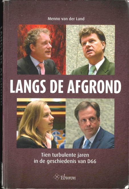 Cover van het boek "Langs de afgrond" van Menno van der Land