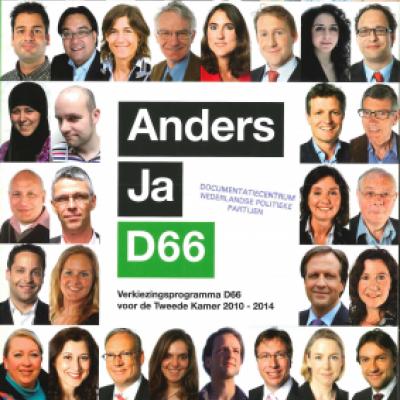 Het verkiezingsprogramma van D66 voor de Kamerverkiezingen van 2010.