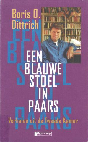 Cover van het boek "Een blauwe stoel in paars" van Boris Dittrich