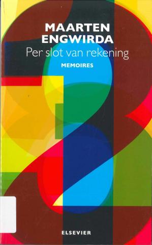 Cover van het boek "Per slot van rekening", de memoires van Maarten Engwirda