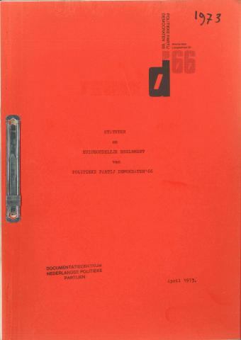 Voorkant statuten 1973