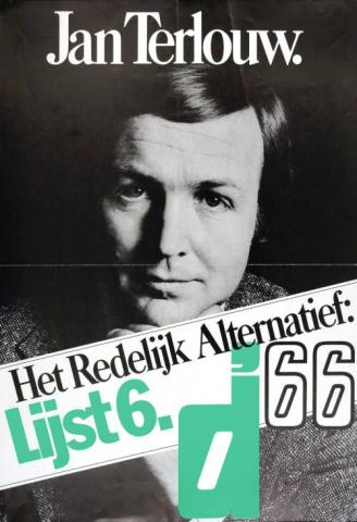 Affiches D66 Tweede Kamerverkiezingen 1977