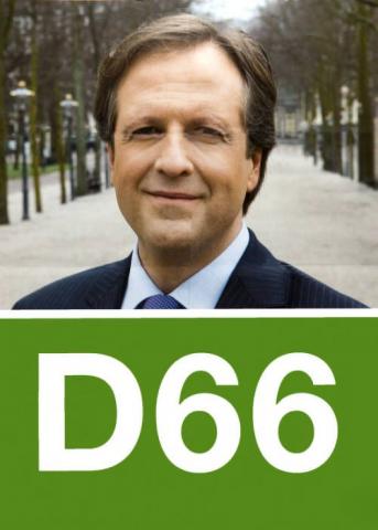 Affiche D66 voor de Tweede Kamerverkiezingen van 2010