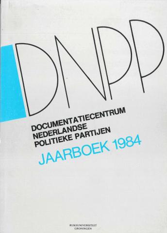 Voorkant van DNPP-jaarboek 1984