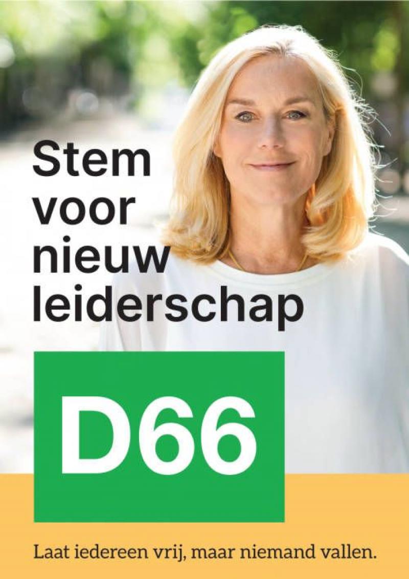 'Nieuw leiderschap' was de leus waarmee Kaag in 2021 campagne voerde. 