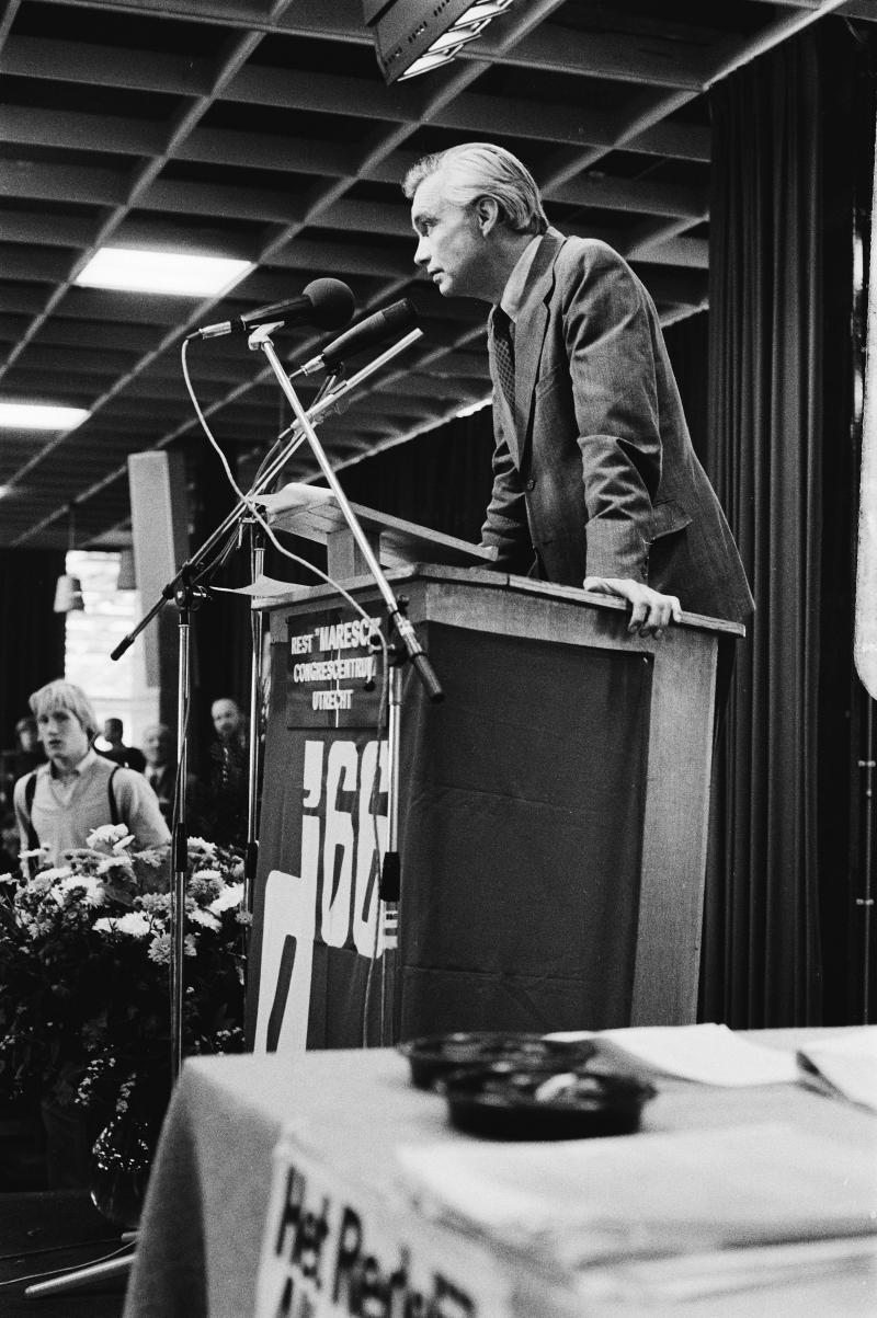 Redevoering Glastra van Loon op een partijcongres in oktober 1979