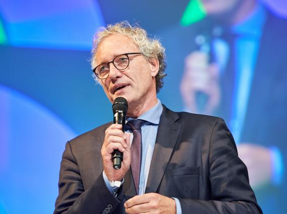 De Graaf op het D66-congres in Den Bosch in oktober 2018.